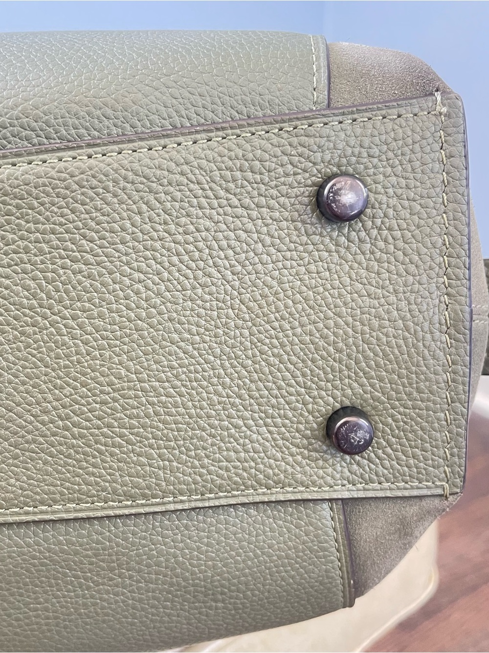 Coach Dalton 31 / Leather + Suede Handbag - image 5
